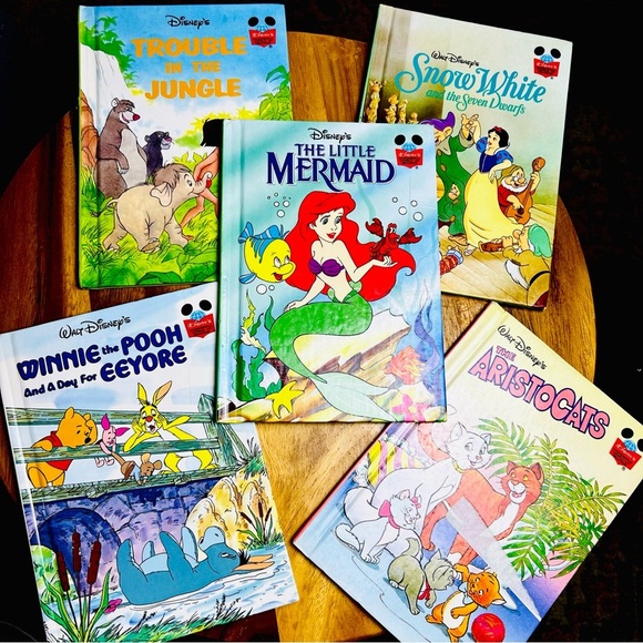 Disney Other - Disney Classics Book Set 5 Beloved Stories: Winnie the Pooh, Little Mermaid etc